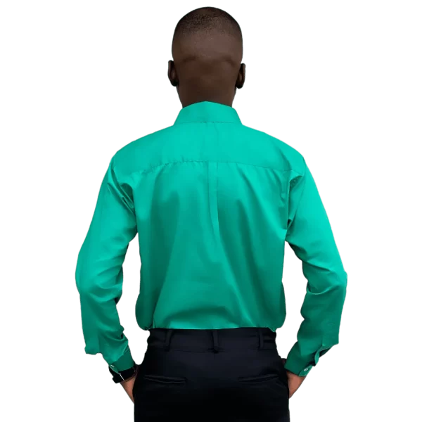 Camisa Social Verde Jade  Gerente - Masculina Manga longa  - CDT - Image 3