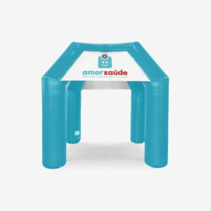 Tenda Inflável Clássica 3mx3m - 04 logos (AmorSaúde)