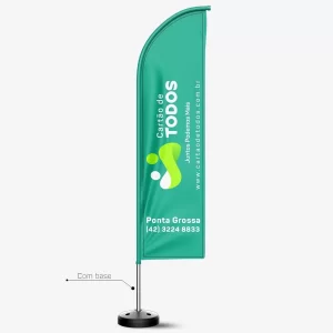 WIND BANNER COM BASE  - CARTÃO DE TODOS