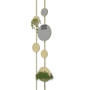 Par de totem decorativo - VDT