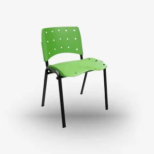 Cadeira Fixa Ergoplax Verde sem estofamento