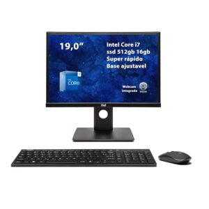 COMPUTADOR ALL IN ONE MODELO K19 PRETO