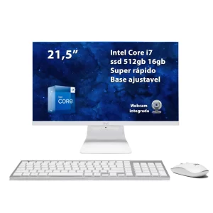 COMPUTADOR ALL IN ONE MODELO N BRANCO