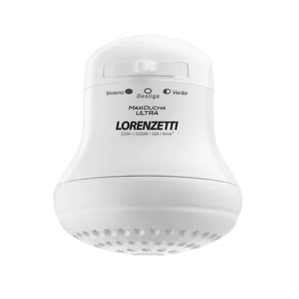 Chuveiro Multitemperaturas Maxi Ducha 220v 5500w Branco Lorenzetti