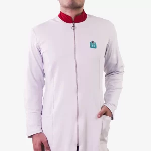 JALECO EQUIPE MÉDICA UNISSEX BRANCO