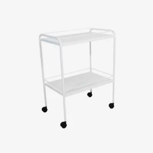 Mesa 40x60x80 epóxi com rodízio e varanda