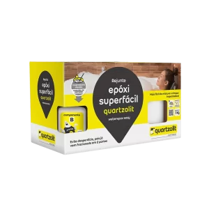 REJUNTE EPÓXI SUPERFÁCIL 1KG CINZA OUTONO QUARTZOLIT