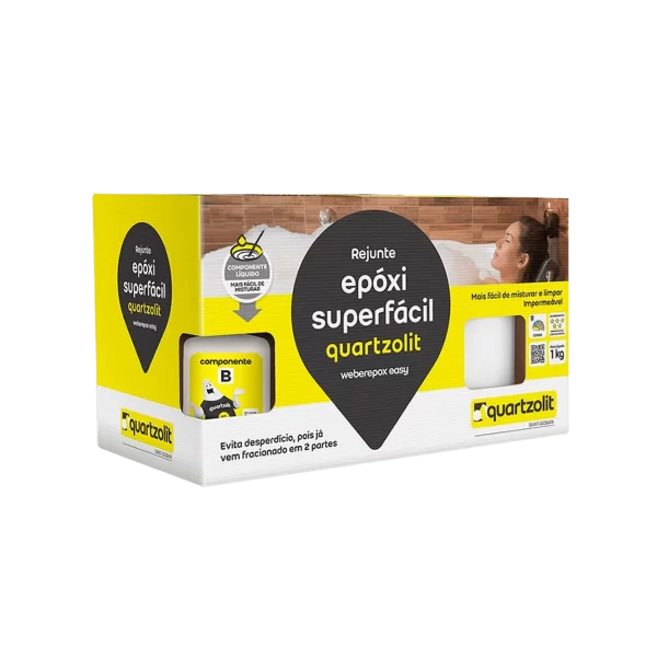 REJUNTE EPÓXI SUPERFÁCIL 1KG CINZA OUTONO QUARTZOLIT
