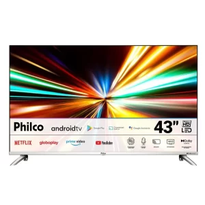 SMART TV 43” PHILCO 4K PTV43G7ER2CPBLF LED ROKU TV BIVOLT