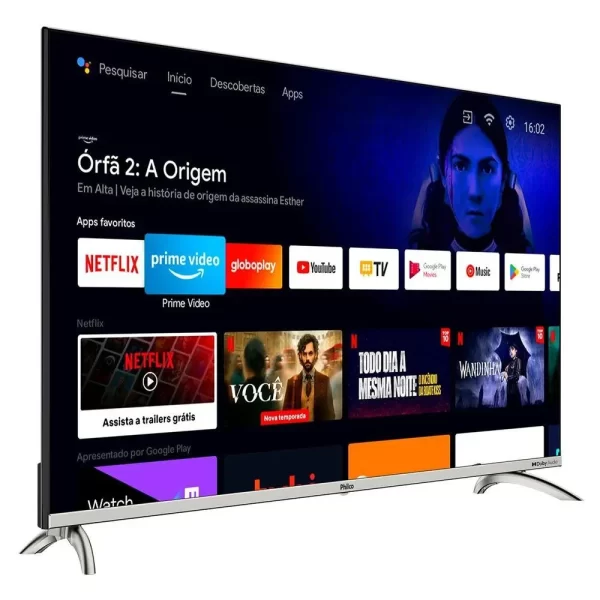 SMART TV 43” PHILCO 4K PTV43G7ER2CPBLF LED ROKU TV BIVOLT - Image 4
