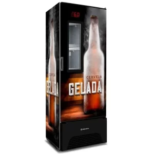 Cervejeira Expositora Metalfrio VN50AF Porta Visor 584l Adesivada Gelada 127v