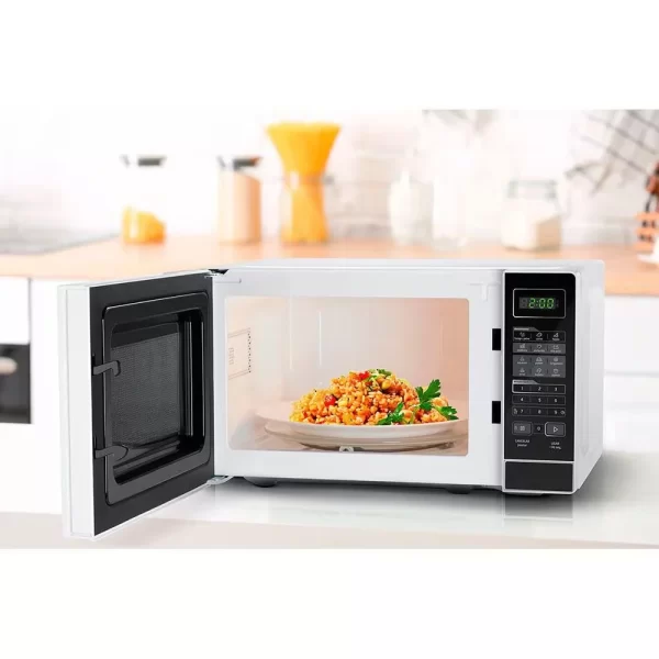 Micro-Ondas Midea 20L MRAS21 Branco Porta Preta 127v - Image 3