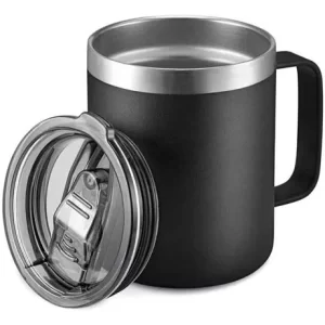 Caneca Térmica 350ml Aço Inox Com Tampa Para Cerveja Café Chá Água