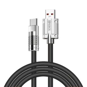 Cabo Carregador Turbo Tipo C e USB Reforçado 1 m - Hrebos