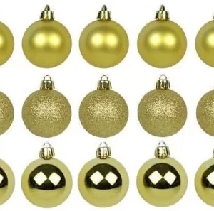 Bola decorativas de Natal 4cm 15 peças