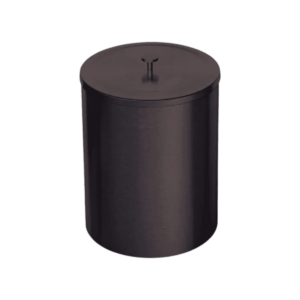 Lixeira Útil em Aço Inox Scotch Brite com revestimento especial a base de verniz Black Matte 5 L Tramontina
