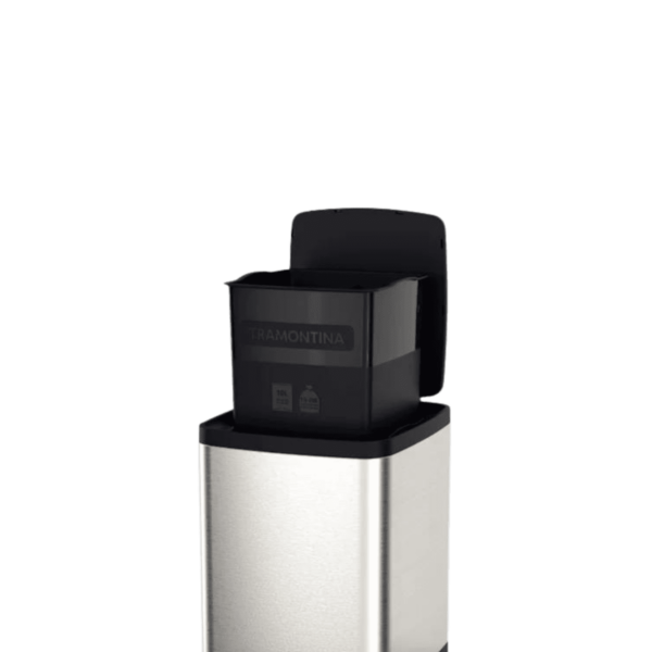 Lixeira Octos em Aço Inox com Balde Removível e Pedal 10 L Tramontina - Image 2