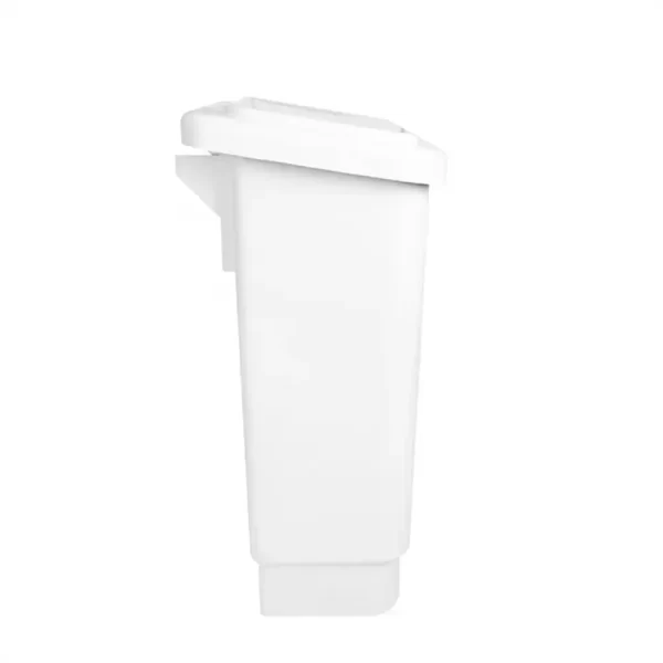 Lixeira Com Pedal 50 Litros Gruplast Branca - Image 3