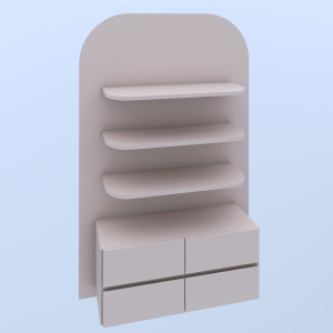 Móvel apoio camarim