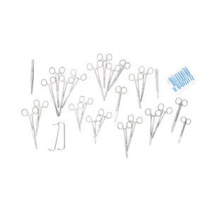 KIT CIRÚRGICO VETERINÁRIO 32 PEÇAS