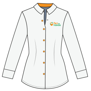 UNIFORME CAMISA GERÊNCIA - FEMININO (MANGA LONGA) - PET