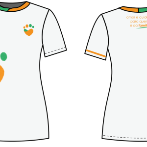 UNIFORME CAMISETA - FEMININO (BRANCO) - PET