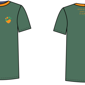 UNIFORME CAMISETA - MASCULINO (VERDE) - PET