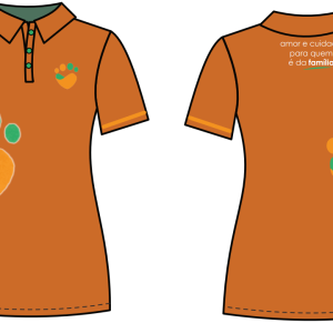 UNIFORME POLO - FEMININO (LARANJA) - PET