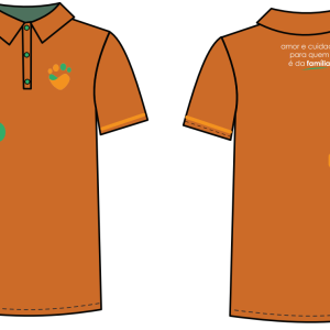 UNIFORME POLO - MASCULINO (LARANJA) - PET