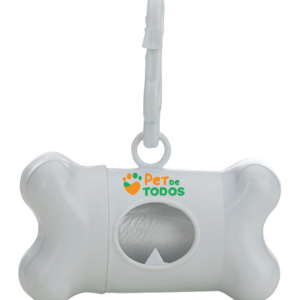 KIT SAQUINHO COLETOR EM FORMATO DE OSSO (BRANCO)
