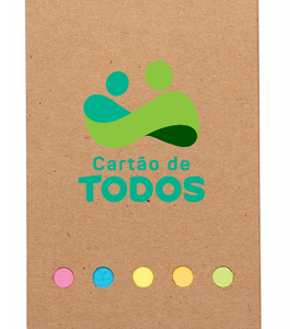 Bloco Kraft Com Caneta