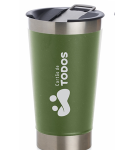 Copo Termico De Inox Com Acabamento Liso E