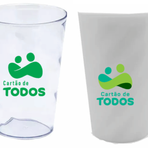 Copo Transparente Ou Branco 480 Ml Impressao Colorido